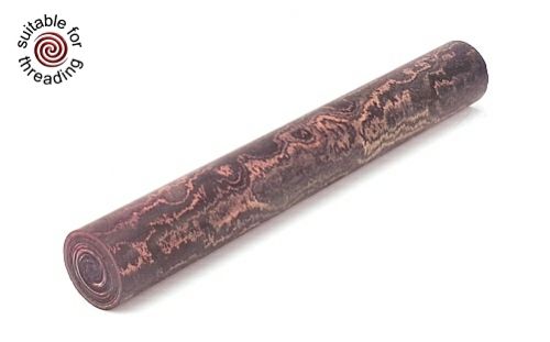 Black & Light Red - ebonite rod